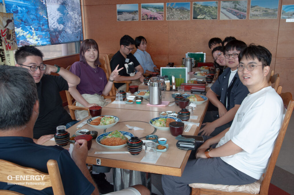 Lunch during the day 1 in Kirishima city